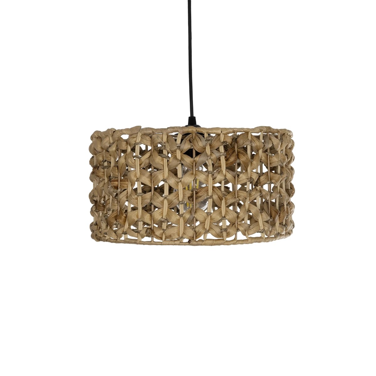 GLOBOSTAR® SAND 204-0160 Boho Κρεμαστό Φωτιστικό Οροφής με Ντουί 1 x E27 AC 220-240V IP20 - Καφέ - Μ30 x Π30 x Υ19cm - Image 5