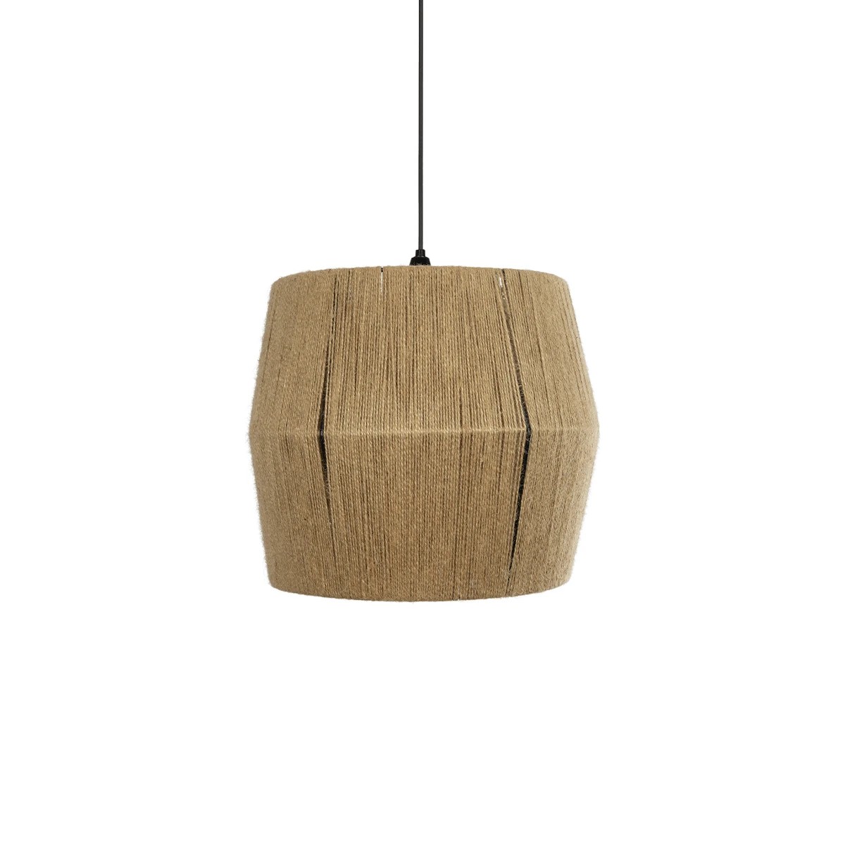 GLOBOSTAR® CONE 205-0057 Boho Κρεμαστό Φωτιστικό Οροφής με Ντουί 1 x E27 AC 220-240V IP20 - Μπεζ - M38 x Π38 x Υ34cm - Image 5