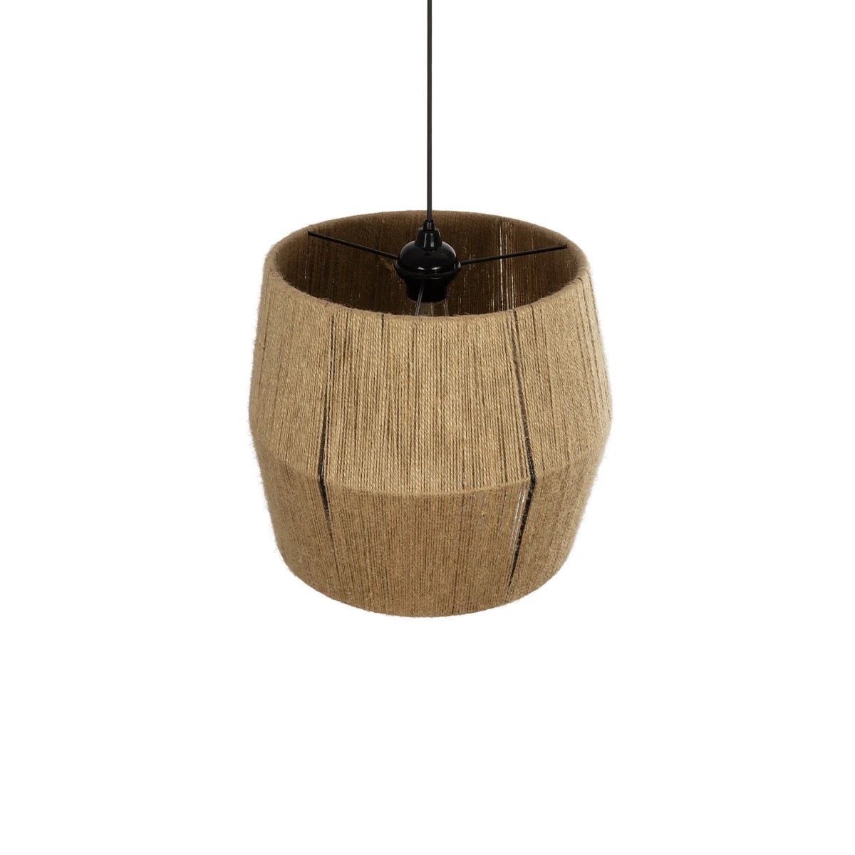 GLOBOSTAR® CONE 205-0057 Boho Κρεμαστό Φωτιστικό Οροφής με Ντουί 1 x E27 AC 220-240V IP20 - Μπεζ - M38 x Π38 x Υ34cm - Image 7
