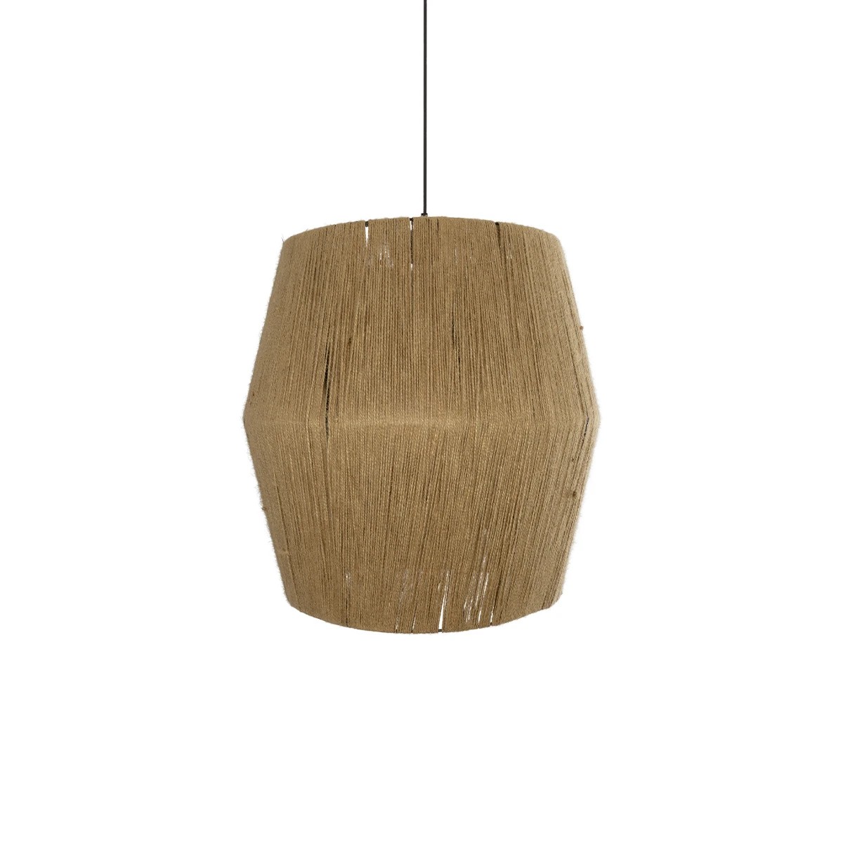 GLOBOSTAR® CONE 205-0058 Boho Κρεμαστό Φωτιστικό Οροφής με Ντουί 1 x E27 AC 220-240V IP20 - Μπεζ - M55 x Π55 x Υ50cm - Image 5