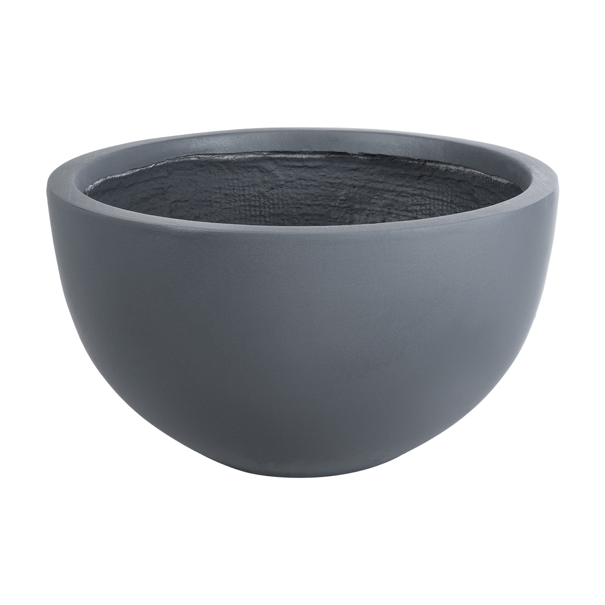 GloboStar® Artificial Garden BALTIMORE 20696 Διακοσμητικό Πολυεστερικό Τσιμεντένιο Κασπώ Γλάστρα - Flower Pot Γκρι Φ43 x Υ23cm - Image 2