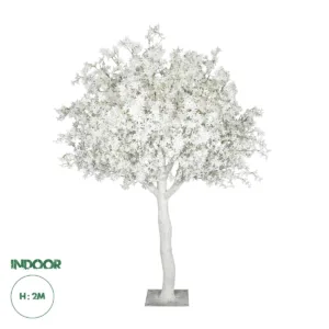 GloboStar® Artificial Garden ALMOND TREE 21113 Τεχνητό Διακοσμητικό Δέντρο Αμυγδαλιά Μ180 x Π180 x Υ200cm