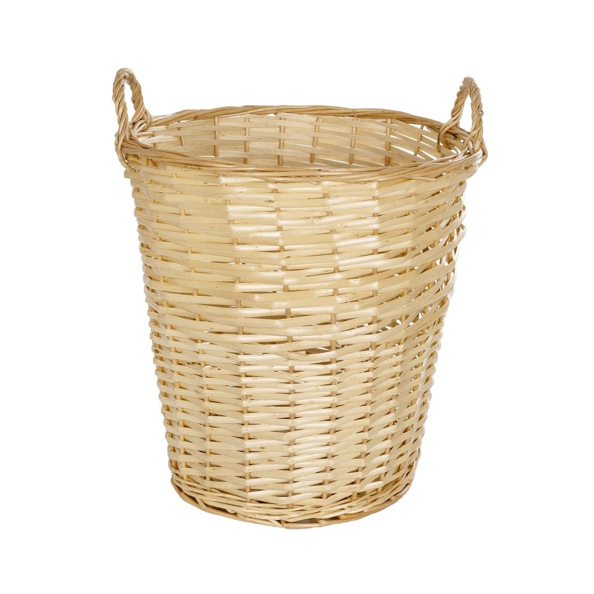 GloboStar® Artificial Garden ARIZONA 21504 Διακοσμητικό Πλεκτό Καλάθι - Κασπώ Γλάστρα - Flower Pot Μπεζ Φ42 x Υ42cm - Image 2