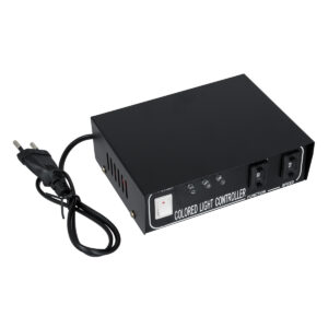 GLOBOSTAR® NEOVALE-B 22612 Controller 6A 1380W AC 220-240V σε DC 220-240V για έως 100 Μέτρα Ταινία LED IP20 - Μαύρο - Μ17 x Π10 x Υ4cm - 2 Χρόνια Εγγύηση