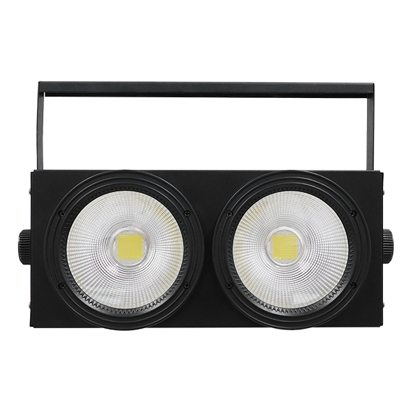 Προβολέας LED COB DMX512 Strobe Blinder Matrix Light 200 Watt (2x100w) Ψυχρό Λευκό 6000k GloboStar 51162 - Image 2