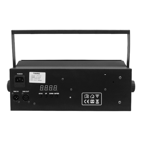 Προβολέας LED COB DMX512 Strobe Blinder Matrix Light 200 Watt (2x100w) Ψυχρό Λευκό 6000k GloboStar 51162 - Image 4