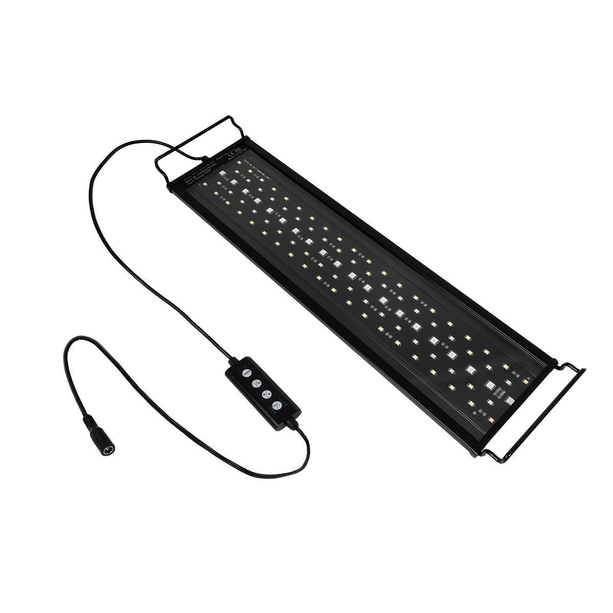 GLOBOSTAR® AQUARIUS 79679 Φωτιστικό Ενυδρείου με Ενσωματωμένο Χειριστήριο LED 16W 800lm 120° AC 220-240V Αδιάβροχο IP44 Πολύχρωμο RGBW Dimmable - Sanan SMD Chip - Μαύρο - Μ45 x Π11 x Υ3cm - 2 Χρόνια Εγγύηση - Image 2