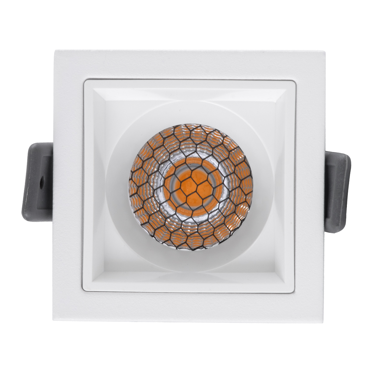 GLOBOSTAR® PLUTO-S 60267 Χωνευτό Downlight Σποτ με Honeycomb Anti Glare Reflector LED 7W 875lm 38° AC 220-240V IP20 Θερμό Λευκό 2700K - Bridgelux COB Chip & TÜV SÜD Driver - Λευκό Ματ - Μ6.4 x Π6.4 x Υ4.9cm / Q5.5 x 5.5cm - 5 Χρόνια Εγγύηση - Image 6