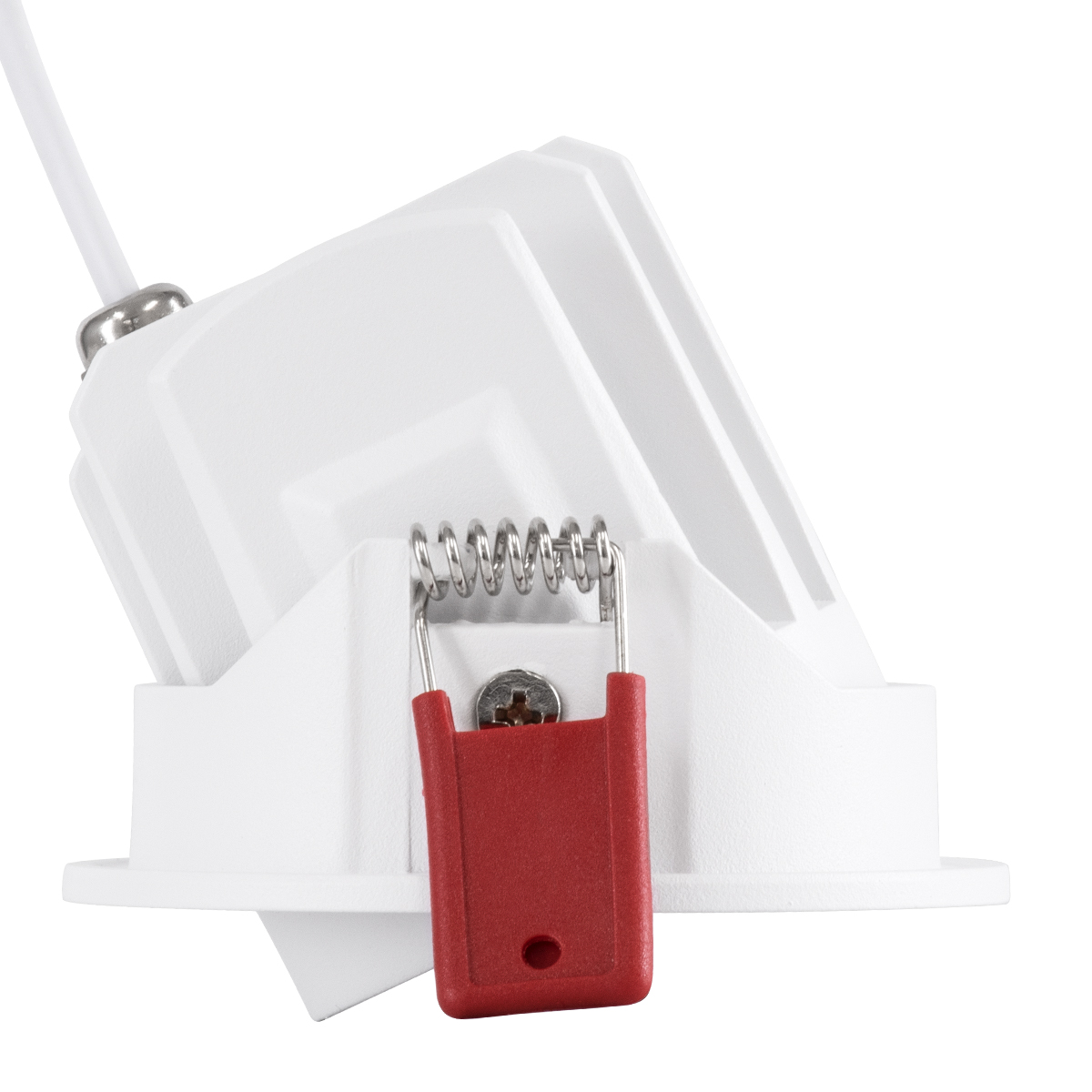 GLOBOSTAR® LEO-R 60284 Χωνευτό Κινούμενο Downlight Σποτ με Honeycomb Anti Glare Reflector LED 10W 1300lm 38° AC 220-240V IP20 Φυσικό Λευκό 4500K - Bridgelux COB Chip & TÜV SÜD Driver - Λευκό Ματ - Μ8.5 x Π8.5 x Υ6.6cm / Q7.5cm - 5 Χρόνια Εγγύηση - Image 6