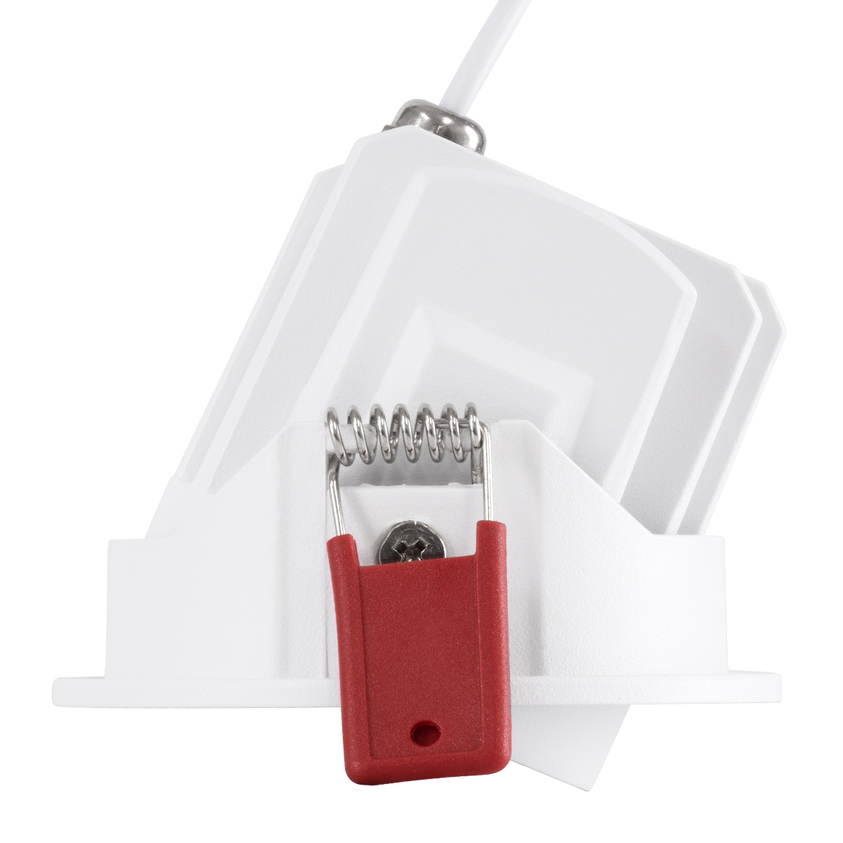 GLOBOSTAR® LEO-R 60284 Χωνευτό Κινούμενο Downlight Σποτ με Honeycomb Anti Glare Reflector LED 10W 1300lm 38° AC 220-240V IP20 Φυσικό Λευκό 4500K - Bridgelux COB Chip & TÜV SÜD Driver - Λευκό Ματ - Μ8.5 x Π8.5 x Υ6.6cm / Q7.5cm - 5 Χρόνια Εγγύηση - Image 7