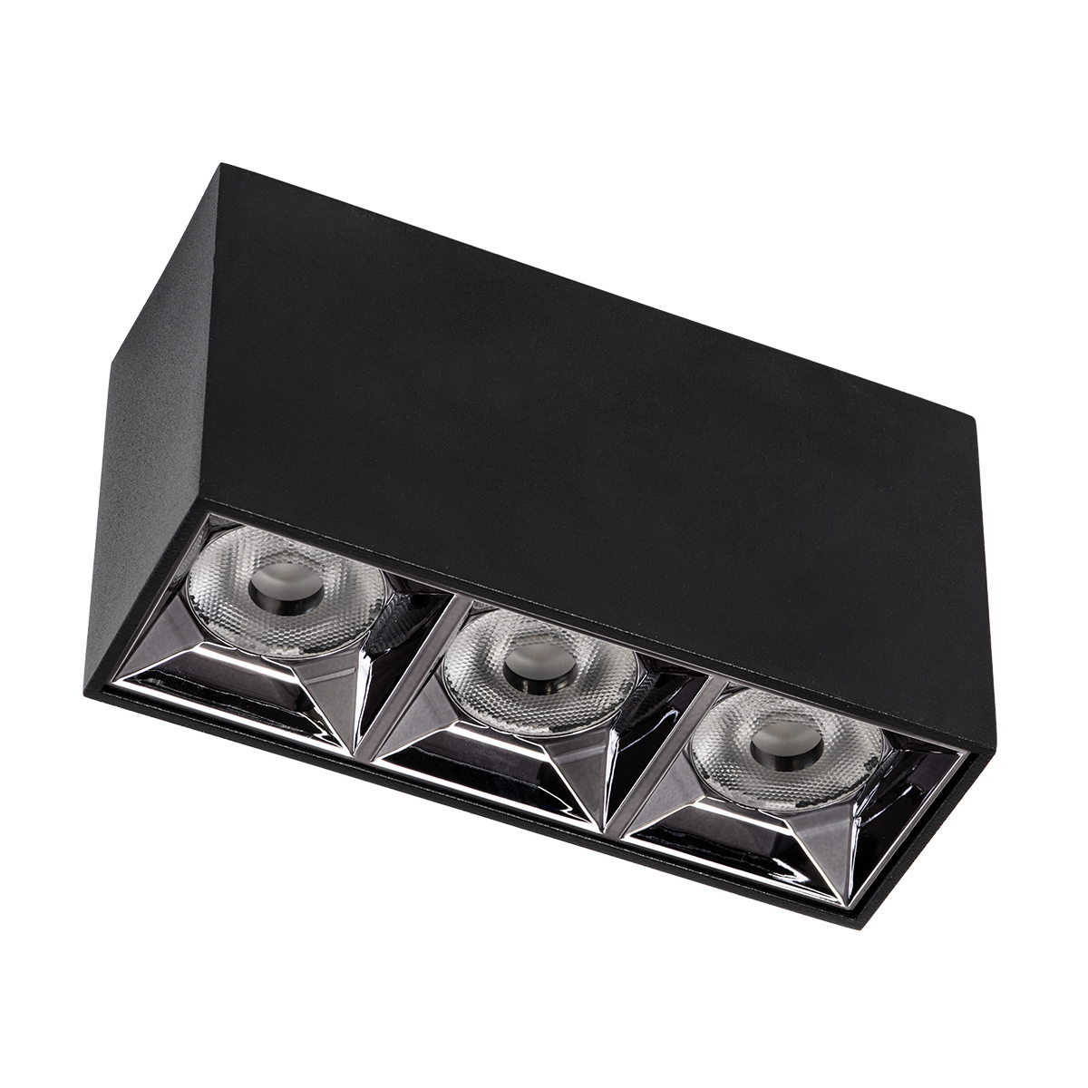 GLOBOSTAR® LUMINAR 60324 Downlight Σποτ LED 12W 1680lm 36° AC 220-240V IP20 Φυσικό Λευκό 4500K - Osram SMD Chip & TÜV SÜD Driver - Μαύρο Ματ - Μ11.8 x Π4.2 x Υ6.6cm - 5 Χρόνια Εγγύηση - Image 3