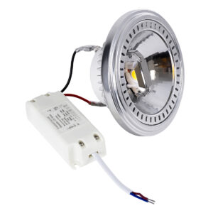 GLOBOSTAR® DARKO 60381 Σποτ AR111 LED 14W 1694lm 40° AC 220-240V IP20 Ψυχρό Λευκό 6000K Dimmable - Indirect Anti-Glare Reflector - Bridgelux High Lumen COB Gen2 & TÜV SÜD Driver - Μ11.1 x Π11.1 x Υ6.6cm - 3 Χρόνια Εγγύηση