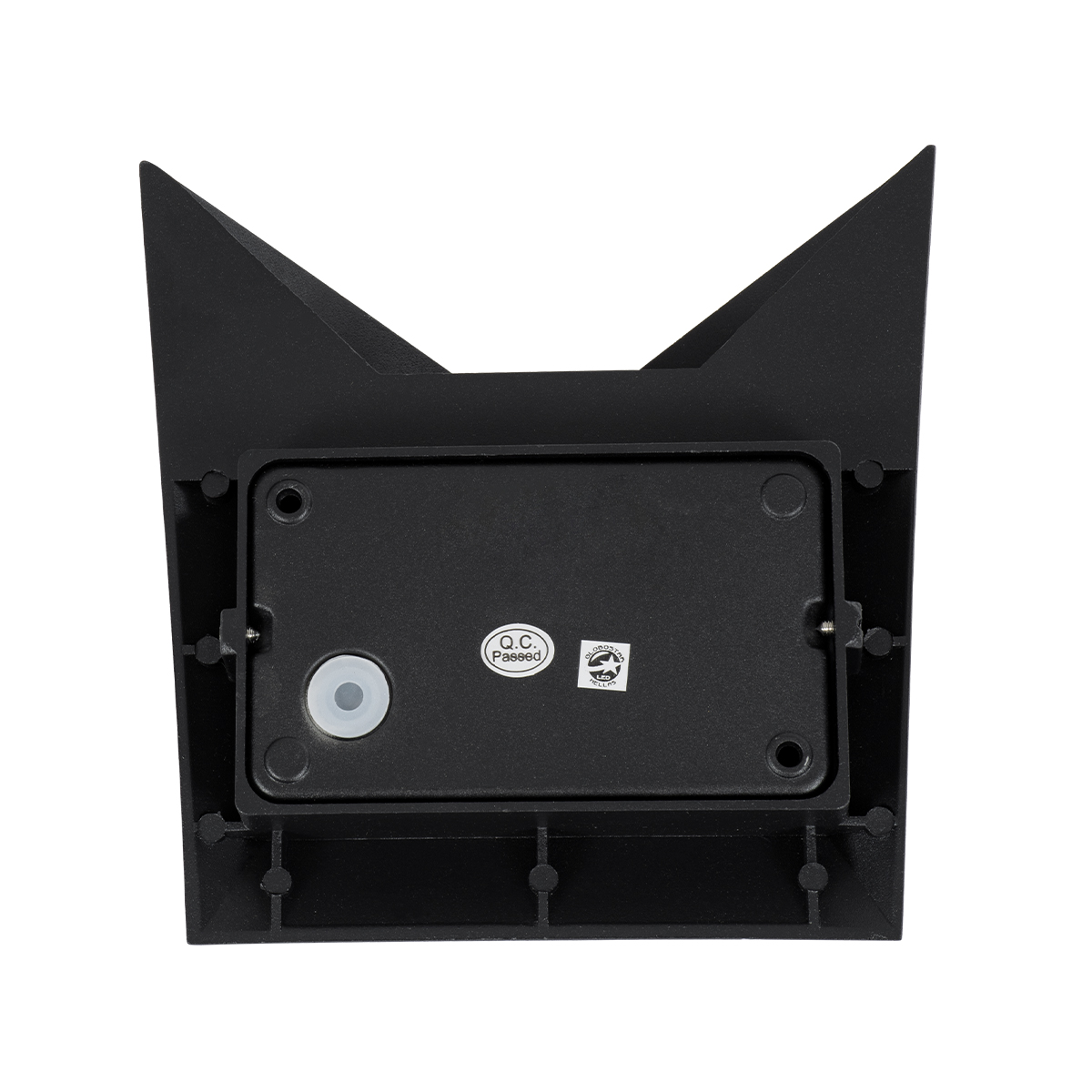 GLOBOSTAR® STEALTH 60523 Μοντέρνο Φωτιστικό Τοίχου - Απλίκα LED 10W 1100lm 60° AC 220-240V Αδιάβροχο IP65 Φυσικό Λευκό 4500K - Bridgelux COB Chip & TÜV SÜD Driver - Μαύρο Ματ - Μ17 x Π7.5 x Υ17cm - 5 Χρόνια Εγγύηση - Image 5