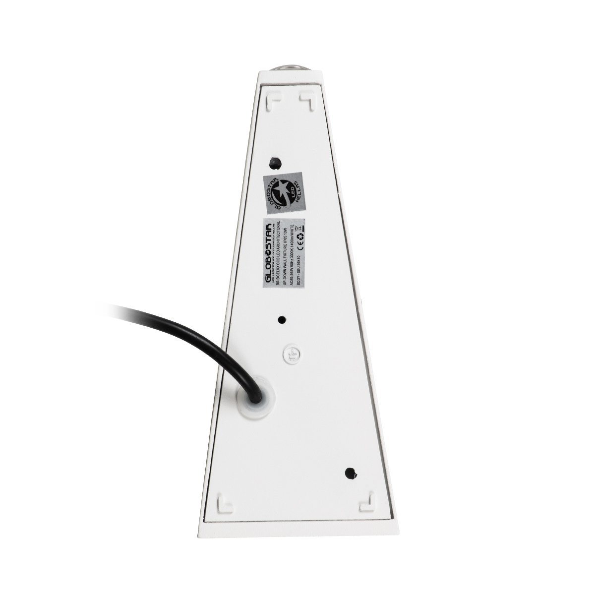 GLOBOSTAR® TRIANDE 60551 Μοντέρνο Φωτιστικό Τοίχου - Απλίκα LED 10W 1000lm 5°/60° AC 220-240V Αδιάβροχο IP65 Θερμό Λευκό 2700K - Bridgelux COB Chip & TÜV SÜD Driver - Λευκό Ματ - Μ8.5 x Π8.5 x Υ20cm - 5 Χρόνια Εγγύηση - Image 5