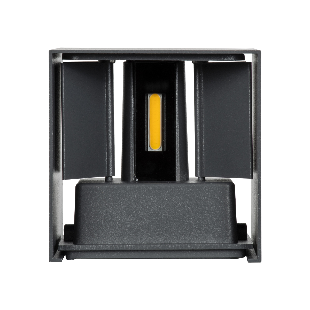 GLOBOSTAR® AXIS-S 60564 Μοντέρνο Φωτιστικό Τοίχου - Απλίκα LED 10W 1200lm 5°/60° AC 220-240V Αδιάβροχο IP65 Φυσικό Λευκό 4500K - Bridgelux COB Chip & TÜV SÜD Driver - Γκρι Ανθρακί Ματ - Μ10 x Π10 x Υ10cm - 5 Χρόνια Εγγύηση - Image 8