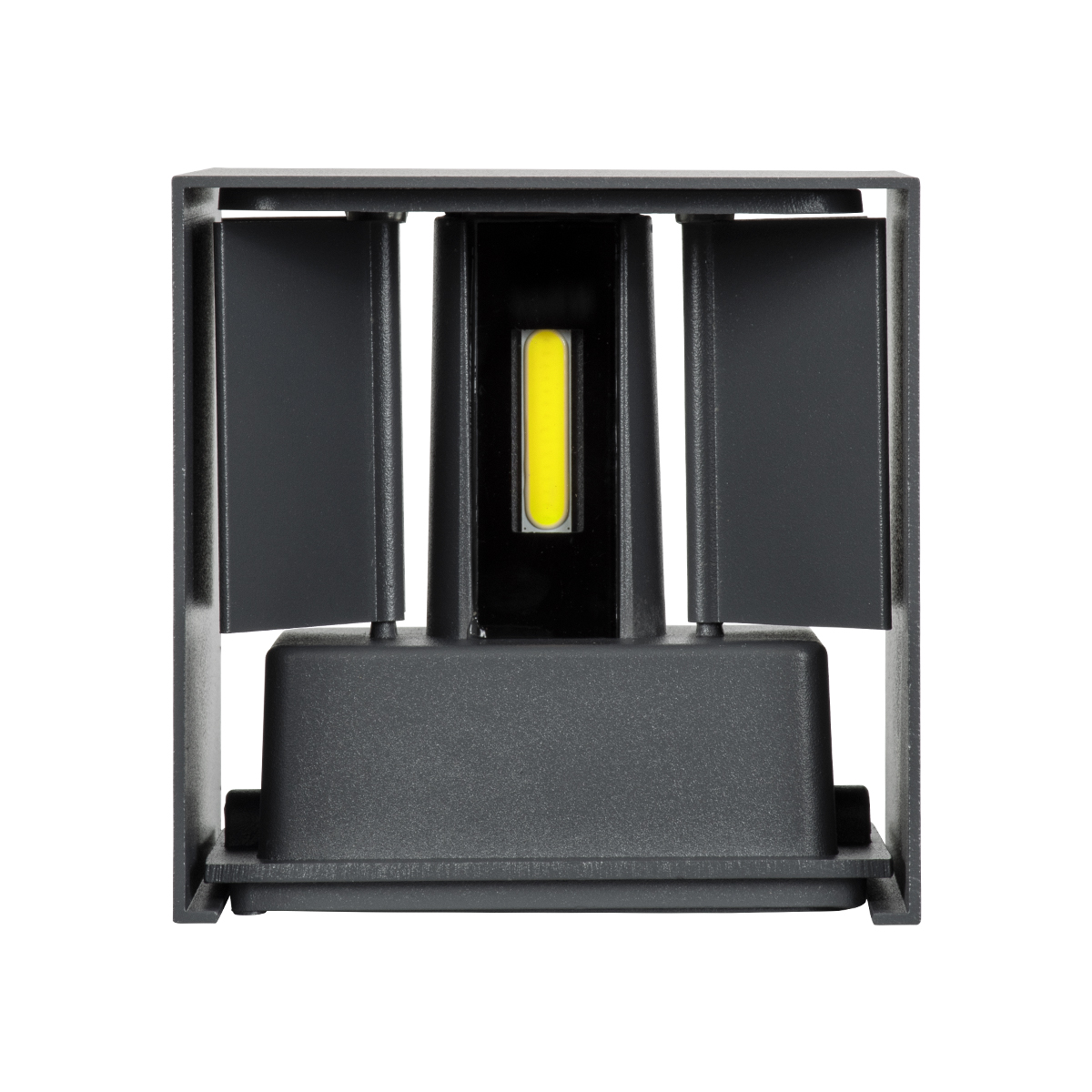 GLOBOSTAR® AXIS-S 60567 Μοντέρνο Φωτιστικό Τοίχου - Απλίκα LED 10W 1250lm 5°/60° AC 220-240V Αδιάβροχο IP65 Ψυχρό Λευκό 6000K - Bridgelux COB Chip & TÜV SÜD Driver - Γκρι Ανθρακί Ματ - Μ10 x Π10 x Υ10cm - 5 Χρόνια Εγγύηση - Image 8