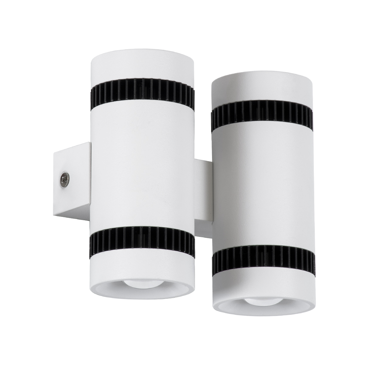 GLOBOSTAR® CANNONAL 60578 Μοντέρνο Φωτιστικό Τοίχου - Απλίκα LED 20W 2300lm 30° AC 220-240V IP20 Θερμό Λευκό 2700K - Bridgelux COB Chip & TÜV SÜD Driver - Μαύρο Ματ & Λευκό Ματ - Μ12 x Π6.5 x Υ11cm - 3 Χρόνια Εγγύηση - Image 3