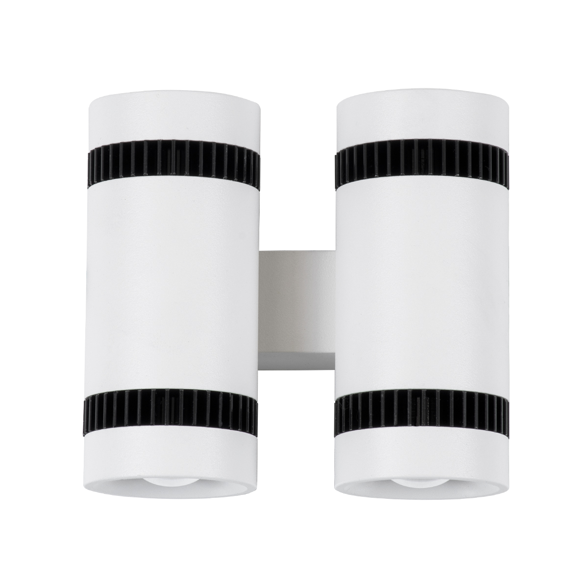GLOBOSTAR® CANNONAL 60578 Μοντέρνο Φωτιστικό Τοίχου - Απλίκα LED 20W 2300lm 30° AC 220-240V IP20 Θερμό Λευκό 2700K - Bridgelux COB Chip & TÜV SÜD Driver - Μαύρο Ματ & Λευκό Ματ - Μ12 x Π6.5 x Υ11cm - 3 Χρόνια Εγγύηση - Image 4