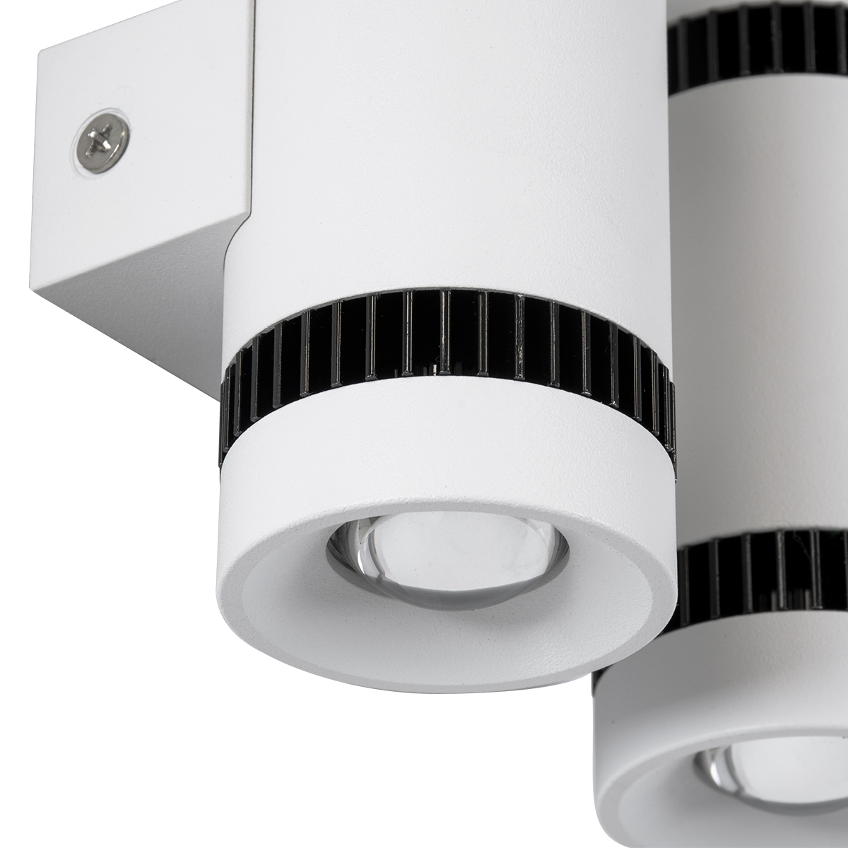 GLOBOSTAR® CANNONAL 60578 Μοντέρνο Φωτιστικό Τοίχου - Απλίκα LED 20W 2300lm 30° AC 220-240V IP20 Θερμό Λευκό 2700K - Bridgelux COB Chip & TÜV SÜD Driver - Μαύρο Ματ & Λευκό Ματ - Μ12 x Π6.5 x Υ11cm - 3 Χρόνια Εγγύηση - Image 7