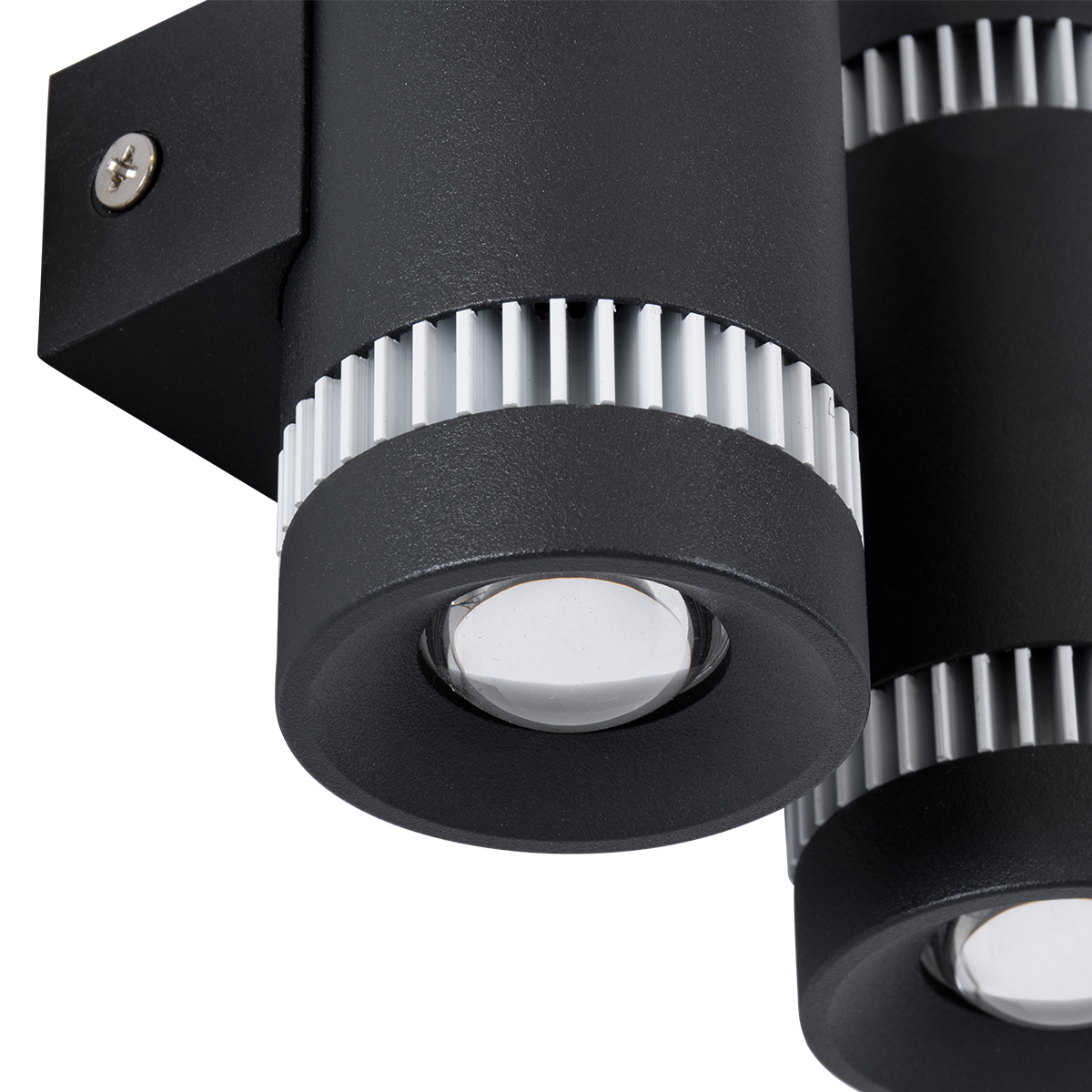 GLOBOSTAR® CANNONAL 60580 Μοντέρνο Φωτιστικό Τοίχου - Απλίκα LED 20W 2300lm 30° AC 220-240V IP20 Θερμό Λευκό 2700K - Bridgelux COB Chip & TÜV SÜD Driver - Μαύρο Ματ & Λευκό Ματ - Μ12 x Π6.5 x Υ11cm - 3 Χρόνια Εγγύηση - Image 7