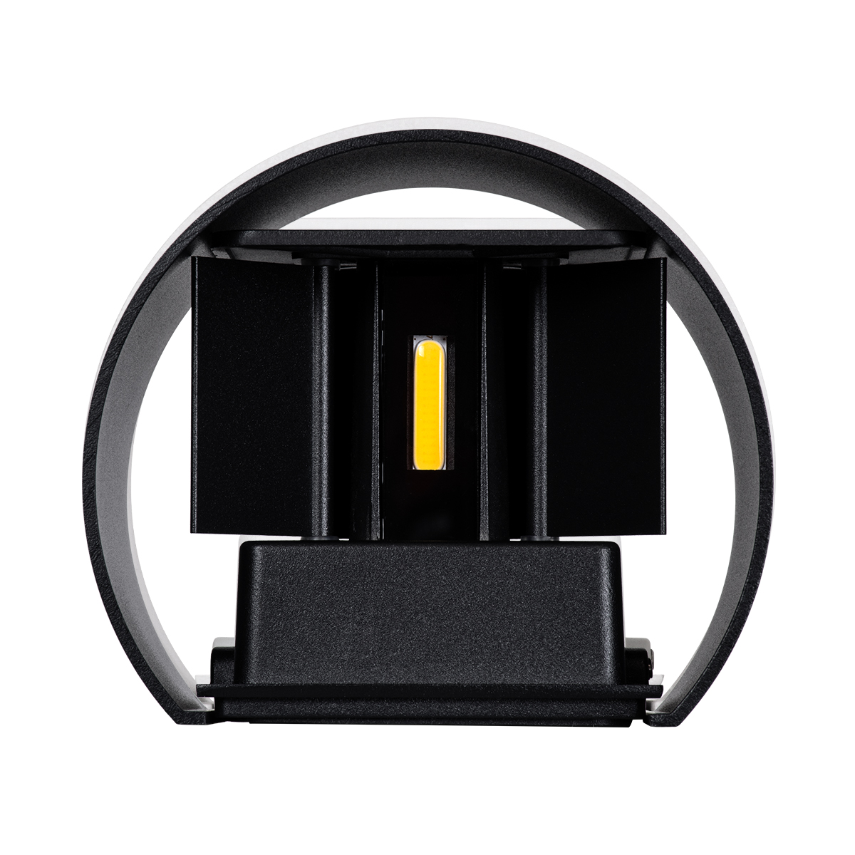 GLOBOSTAR® AXIS-R 60640 Μοντέρνο Φωτιστικό Τοίχου - Απλίκα LED 10W 1200lm 5°/60° AC 220-240V Αδιάβροχο IP65 Φυσικό Λευκό 4500K - Bridgelux COB Chip & TÜV SÜD Driver - Μαύρο Ματ - Μ10 x Π10 x Υ10cm - 5 Χρόνια Εγγύηση - Image 8