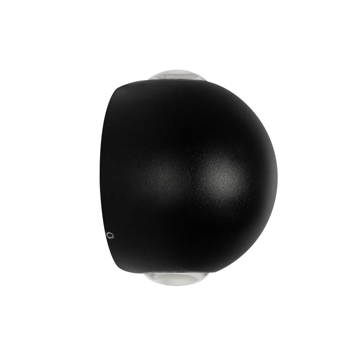 GLOBOSTAR® VEGA 60672 Μοντέρνο Φωτιστικό Τοίχου - Απλίκα LED 6W 750lm 30° AC 220-240V Αδιάβροχο IP65 Θερμό Λευκό 2700K - Bridgelux COB Chip & TÜV SÜD Driver - Μαύρο Ματ - Μ10 x Π7.5 x Υ10cm - 5 Χρόνια Εγγύηση - Image 4
