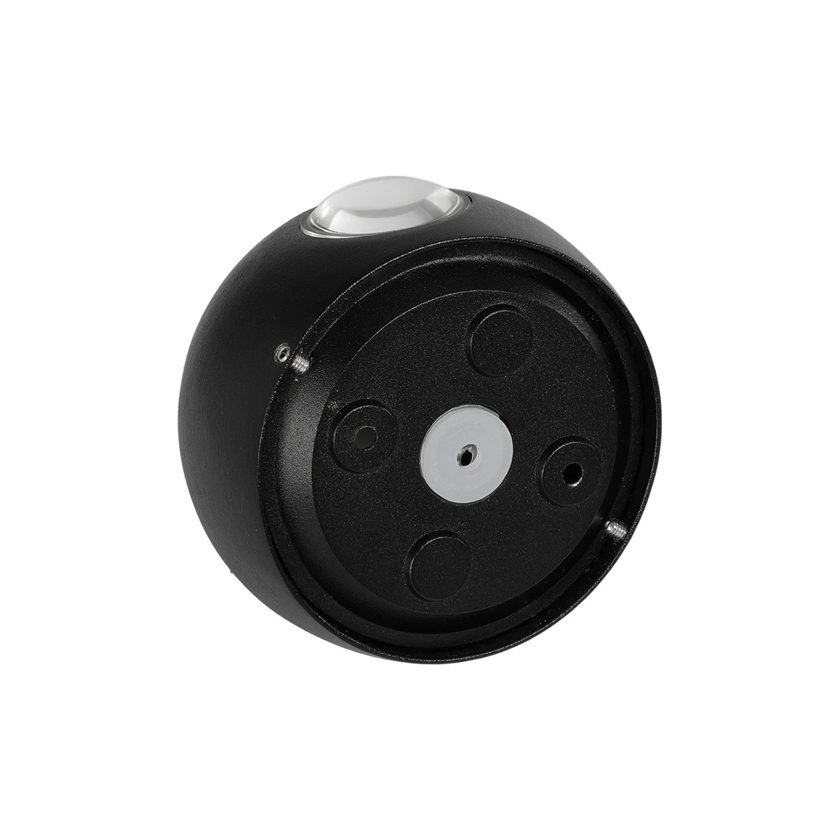 GLOBOSTAR® VEGA 60672 Μοντέρνο Φωτιστικό Τοίχου - Απλίκα LED 6W 750lm 30° AC 220-240V Αδιάβροχο IP65 Θερμό Λευκό 2700K - Bridgelux COB Chip & TÜV SÜD Driver - Μαύρο Ματ - Μ10 x Π7.5 x Υ10cm - 5 Χρόνια Εγγύηση - Image 5