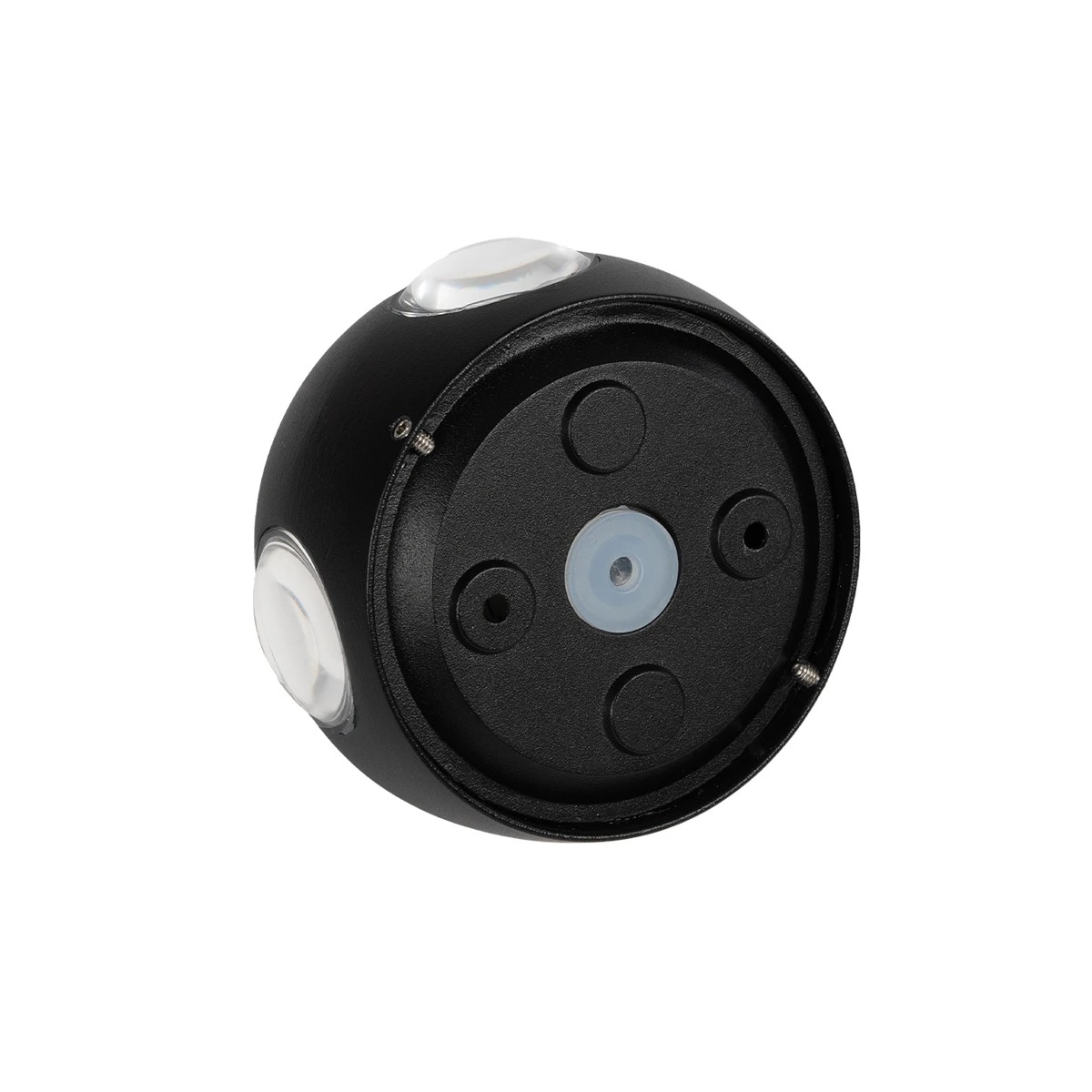 GLOBOSTAR® VEGA 60673 Μοντέρνο Φωτιστικό Τοίχου - Απλίκα LED 12W 1500lm 30° AC 220-240V Αδιάβροχο IP65 Θερμό Λευκό 2700K - Bridgelux COB Chip & TÜV SÜD Driver - Μαύρο Ματ - Μ10 x Π7.5 x Υ10cm - 5 Χρόνια Εγγύηση - Image 5