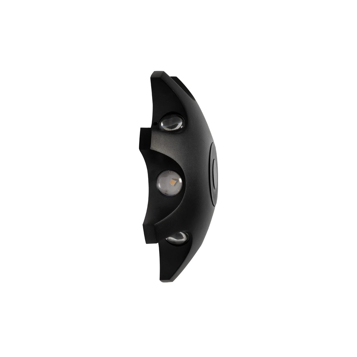 GLOBOSTAR® SPARK 60684 Μοντέρνο Φωτιστικό Τοίχου - Απλίκα LED 16W 1600lm 30° AC 220-240V Αδιάβροχο IP65 Θερμό Λευκό 2700K - CREE XPE Chip & TÜV SÜD Driver - Μαύρο Ματ - Μ25 x Π6 x Υ25cm - 5 Χρόνια Εγγύηση - Image 4