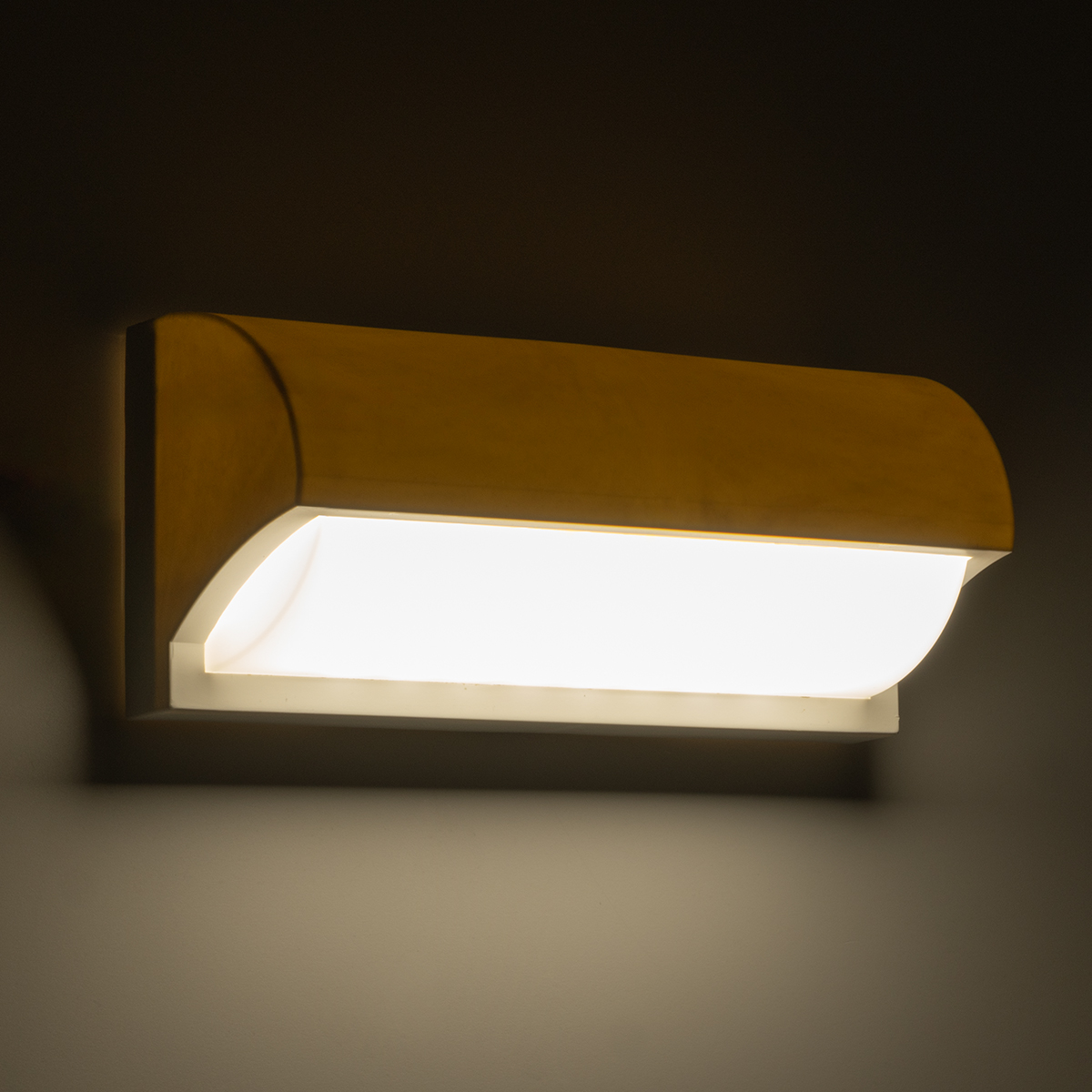 GLOBOSTAR® HORIZON 60691 Μοντέρνο Φωτιστικό Τοίχου - Απλίκα LED 15W 1575lm 120° AC 220-240V Αδιάβροχο IP65 Φυσικό Λευκό 4500K - Bridgelux SMD Chip - Λευκό Ματ - Μ23.5 x Π11 x Υ10cm - 3 Χρόνια Εγγύηση - Image 7
