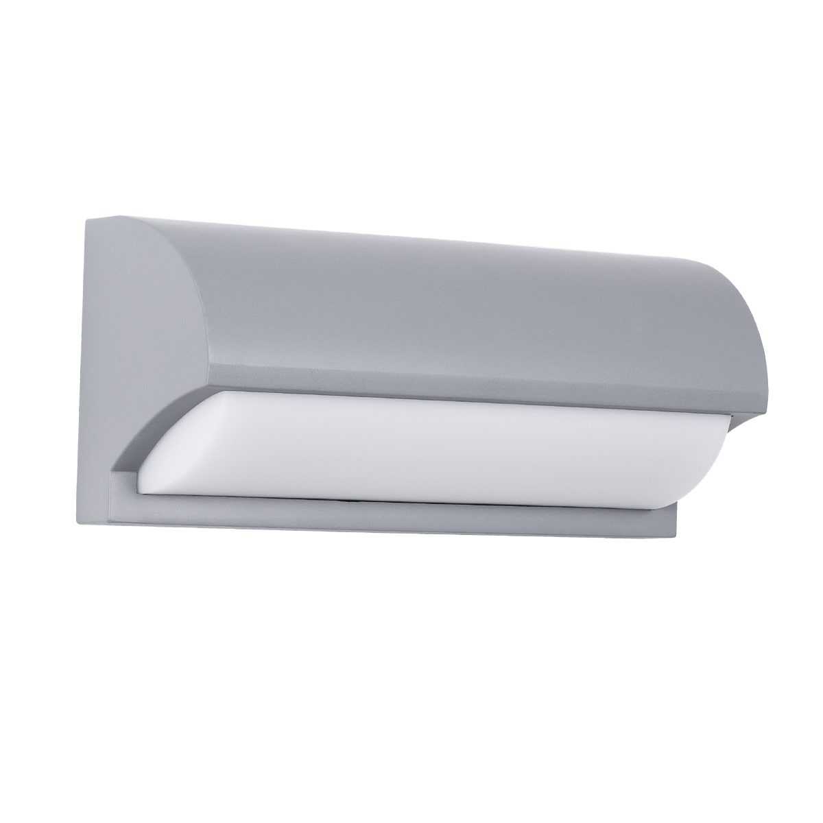 GLOBOSTAR® HORIZON 60692 Μοντέρνο Φωτιστικό Τοίχου - Απλίκα LED 15W 1575lm 120° AC 220-240V Αδιάβροχο IP65 Φυσικό Λευκό 4500K - Bridgelux SMD Chip - Γκρι Ματ - Μ23.5 x Π11 x Υ10cm - 3 Χρόνια Εγγύηση - Image 2
