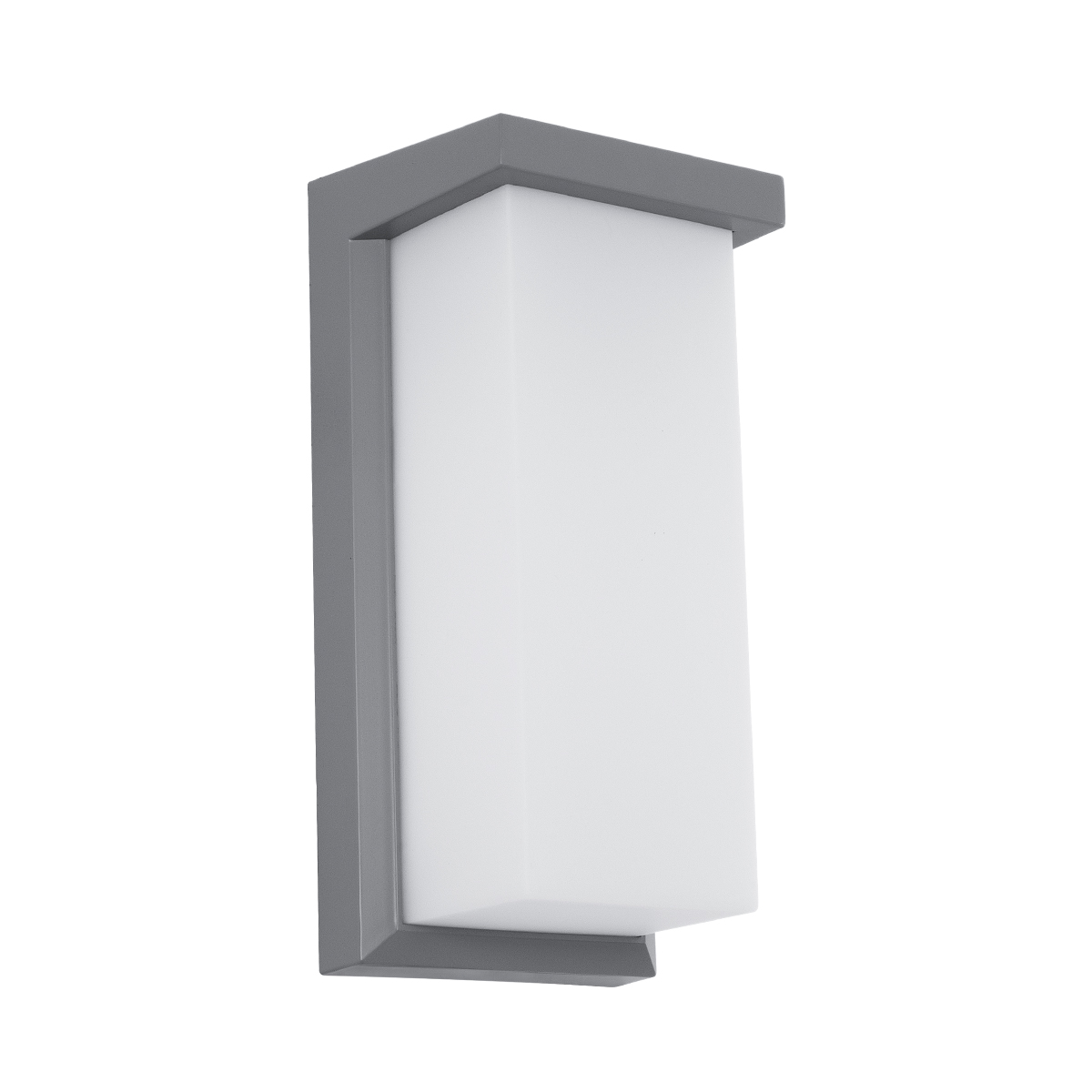 GLOBOSTAR® LOFT 60759 Μοντέρνο Φωτιστικό Τοίχου - Απλίκα LED 18W 1890lm 120° AC 220-240V Αδιάβροχο IP65 Φυσικό Λευκό 4500K - Bridgelux SMD Chip - Γκρι Ματ - Μ24.5 x Π11 x Υ9.5cm - 3 Χρόνια Εγγύηση - Image 2