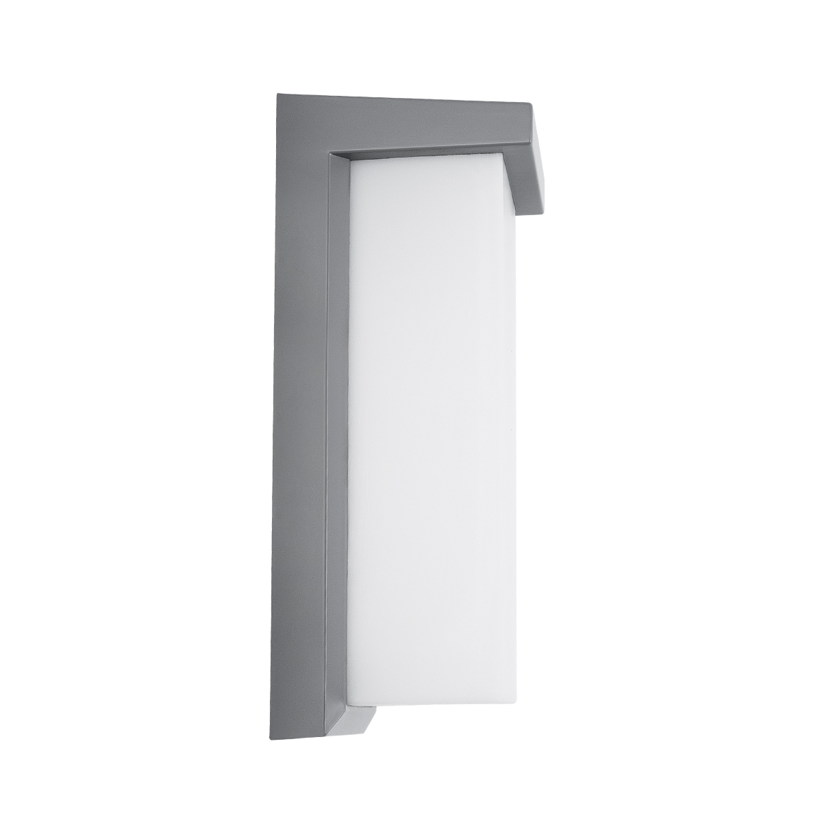 GLOBOSTAR® LOFT 60759 Μοντέρνο Φωτιστικό Τοίχου - Απλίκα LED 18W 1890lm 120° AC 220-240V Αδιάβροχο IP65 Φυσικό Λευκό 4500K - Bridgelux SMD Chip - Γκρι Ματ - Μ24.5 x Π11 x Υ9.5cm - 3 Χρόνια Εγγύηση - Image 4