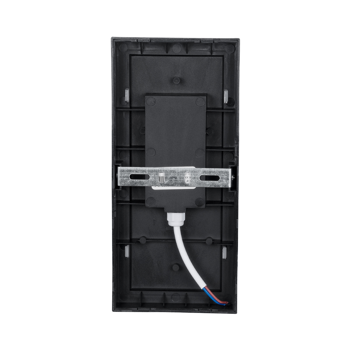 GLOBOSTAR® LOFT 60759 Μοντέρνο Φωτιστικό Τοίχου - Απλίκα LED 18W 1890lm 120° AC 220-240V Αδιάβροχο IP65 Φυσικό Λευκό 4500K - Bridgelux SMD Chip - Γκρι Ματ - Μ24.5 x Π11 x Υ9.5cm - 3 Χρόνια Εγγύηση - Image 6