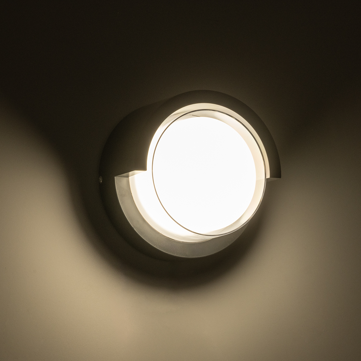GLOBOSTAR® APEX 60764 Μοντέρνο Φωτιστικό Τοίχου - Απλίκα LED 10W 1050lm 120° AC 220-240V Αδιάβροχο IP65 Φυσικό Λευκό 4500K - Bridgelux SMD Chip - Μαύρο Ματ - Μ17 x Π17 x Υ9cm - 3 Χρόνια Εγγύηση - Image 7