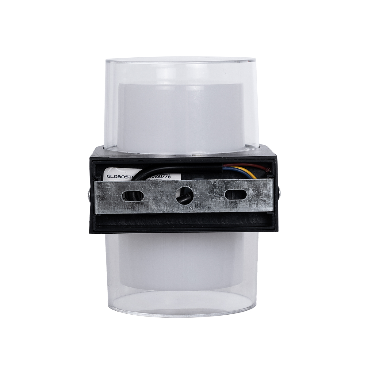 GLOBOSTAR® EMPIRE 60776 Μοντέρνο Φωτιστικό Τοίχου - Απλίκα LED 10W 1050lm 120° AC 220-240V Αδιάβροχο IP65 Φυσικό Λευκό 4500K - Bridgelux SMD Chip & TÜV SÜD Driver - Διάφανο & Μαύρο Ματ - M10 x Π11 x Υ13.5cm - 3 Χρόνια Εγγύηση - Image 6