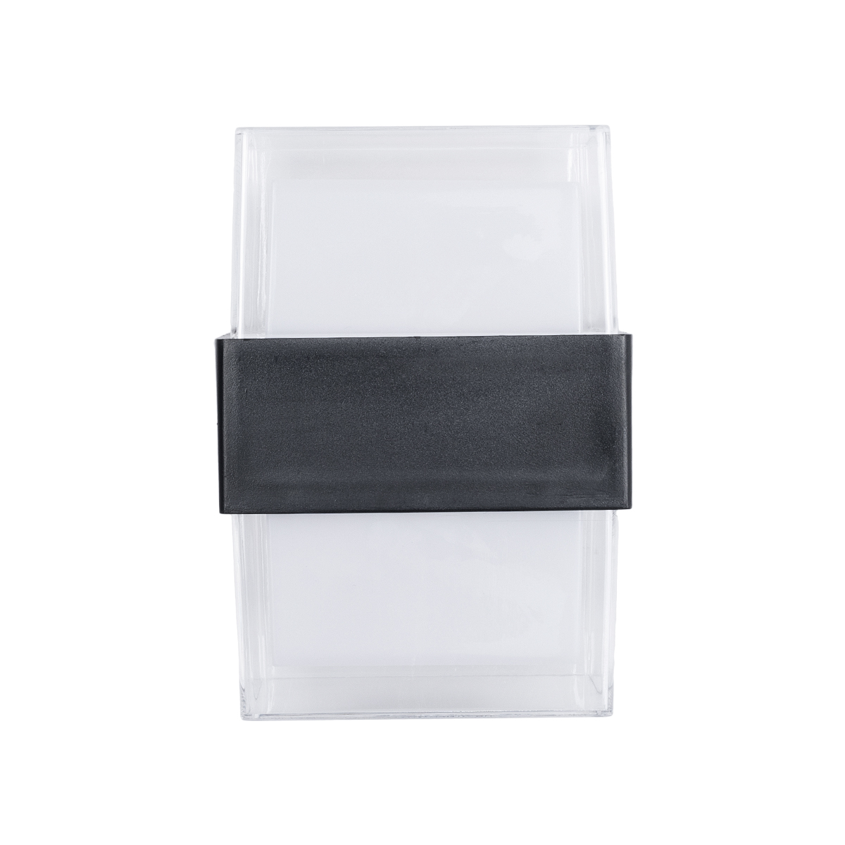 GLOBOSTAR® EMPIRE 60778 Μοντέρνο Φωτιστικό Τοίχου - Απλίκα LED 10W 1050lm 120° AC 220-240V Αδιάβροχο IP65 Φυσικό Λευκό 4500K - Bridgelux SMD Chip & TÜV SÜD Driver - Διάφανο & Μαύρο Ματ - Μ10.5 x Π9 x Υ13cm - 3 Χρόνια Εγγύηση - Image 3