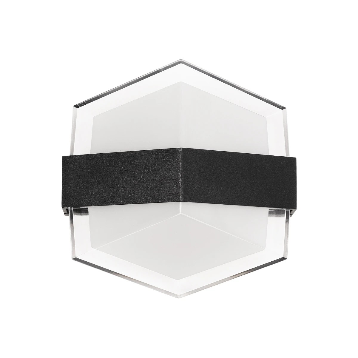 GLOBOSTAR® EMPIRE 60780 Μοντέρνο Φωτιστικό Τοίχου - Απλίκα LED 12W 1260lm 120° AC 220-240V Αδιάβροχο IP65 Φυσικό Λευκό 4500K - Bridgelux SMD Chip & TÜV SÜD Driver - Μαύρο Ματ - Μ18.5 x Π10 x Υ17.5cm - 3 Χρόνια Εγγύηση - Image 3