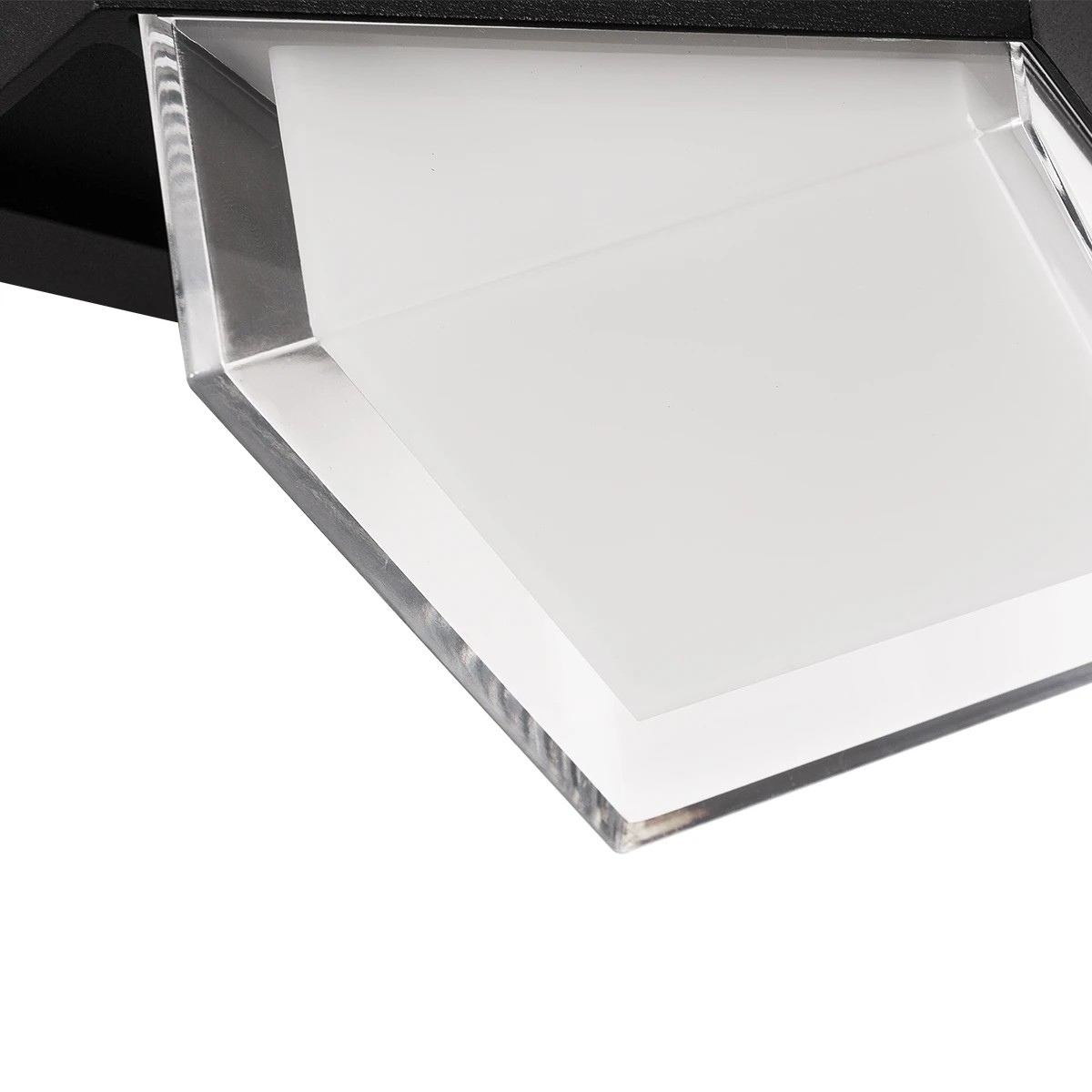 GLOBOSTAR® EMPIRE 60780 Μοντέρνο Φωτιστικό Τοίχου - Απλίκα LED 12W 1260lm 120° AC 220-240V Αδιάβροχο IP65 Φυσικό Λευκό 4500K - Bridgelux SMD Chip & TÜV SÜD Driver - Μαύρο Ματ - Μ18.5 x Π10 x Υ17.5cm - 3 Χρόνια Εγγύηση - Image 5