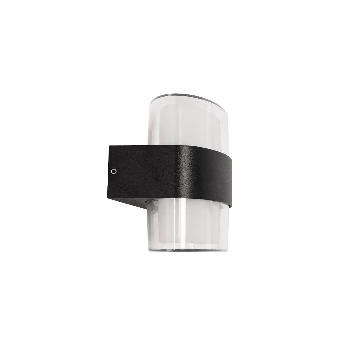 GLOBOSTAR® EMPIRE 60783 Μοντέρνο Φωτιστικό Τοίχου - Απλίκα LED 12W 1200lm 120° AC 220-240V Αδιάβροχο IP65 Θερμό Λευκό 2700K - Bridgelux SMD Chip & TÜV SÜD Driver - Μαύρο Ματ - Μ18.5 x Π9 x Υ12cm - 3 Χρόνια Εγγύηση - Image 4