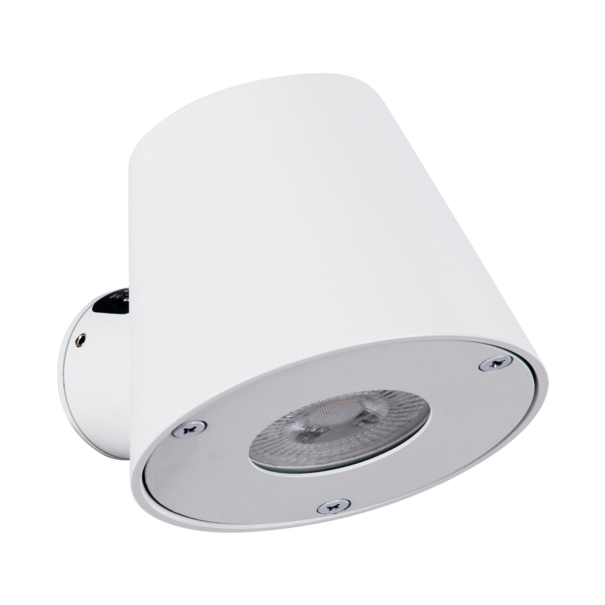 GLOBOSTAR® GARDENIA 60793 Μοντέρνο Φωτιστικό Τοίχου - Απλίκα με Ντουί 1 x GU10 AC 220-240V Αδιάβροχο IP65 - Λευκό Ματ - Μ9.5 x Π13 x Υ7.7cm - Image 3