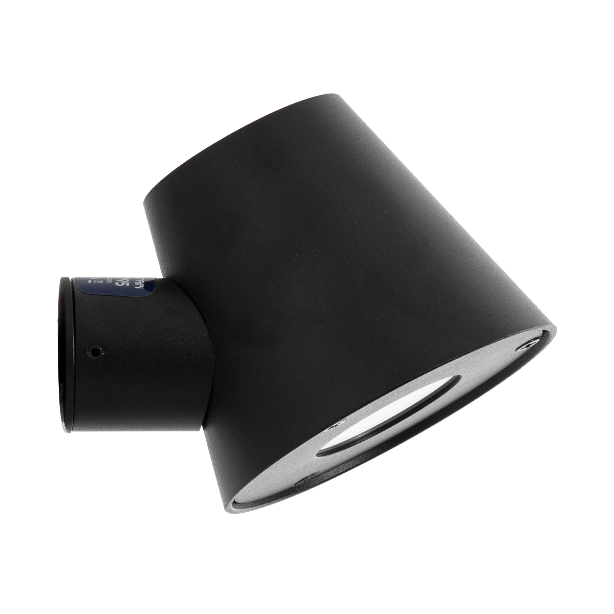 GLOBOSTAR® GARDENIA 60799 Μοντέρνο Φωτιστικό Τοίχου - Απλίκα LED 7W 700lm 60° AC 220-240V Αδιάβροχο IP65 Θερμό Λευκό 2700K - Bridgelux COB Chip & TÜV SÜD Driver - Μαύρο Ματ - Μ9.5 x Π13 x Υ7.7cm - 5 Χρόνια Εγγύηση - Image 4