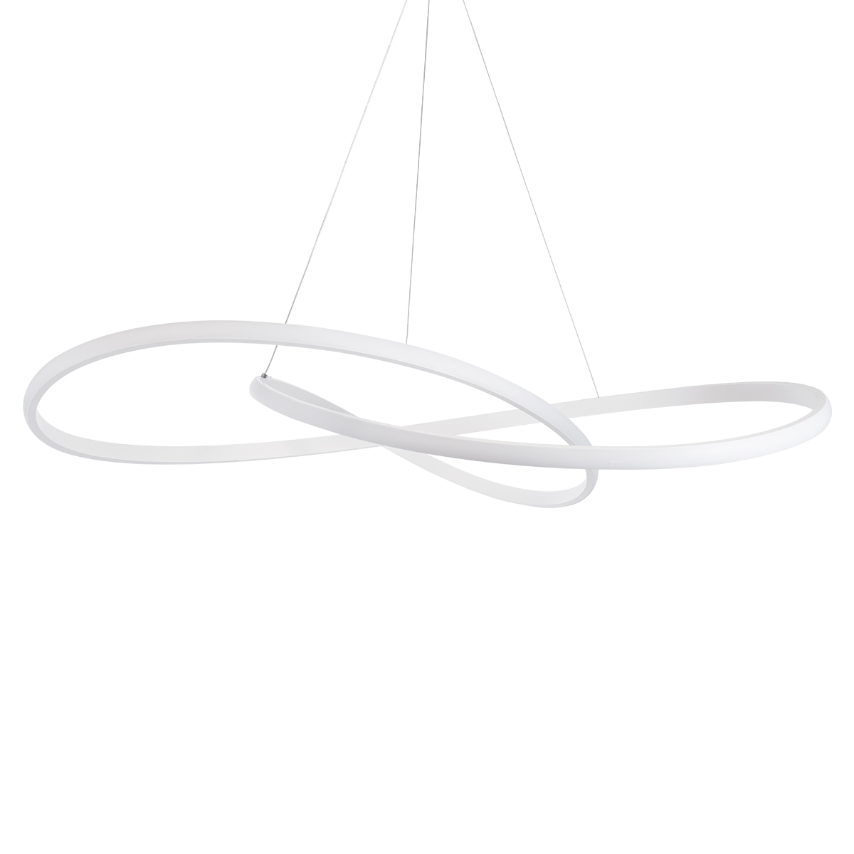 GLOBOSTAR® DEXTER 60918 Μοντέρνο Κρεμαστό Φωτιστικό Οροφής LED 120W 13440lm 300° AC 220-240V IP20 Ρυθμιζόμενο Λευκό CCT με Χειριστήριο από 2700K έως 6000K Dimmable - Lumileds SMD Chip - Λευκό Ματ - Μ103 x Π103 x Υ22cm - 3 Χρόνια Εγγύηση - Image 4