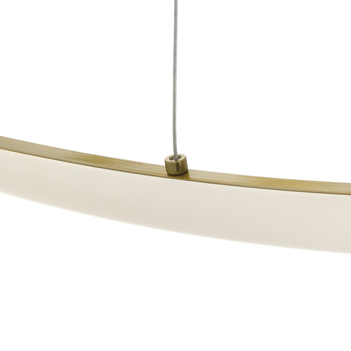 GLOBOSTAR® DEXTER 60920 Μοντέρνο Κρεμαστό Φωτιστικό Οροφής LED 120W 13440lm 300° AC 220-240V IP20 Ρυθμιζόμενο Λευκό CCT με Χειριστήριο από 2700K έως 6000K Dimmable - Lumileds SMD Chip - Χρυσό Βούρτσας - Μ103 x Π103 x Υ30cm - 3 Χρόνια Εγγύηση - Image 7
