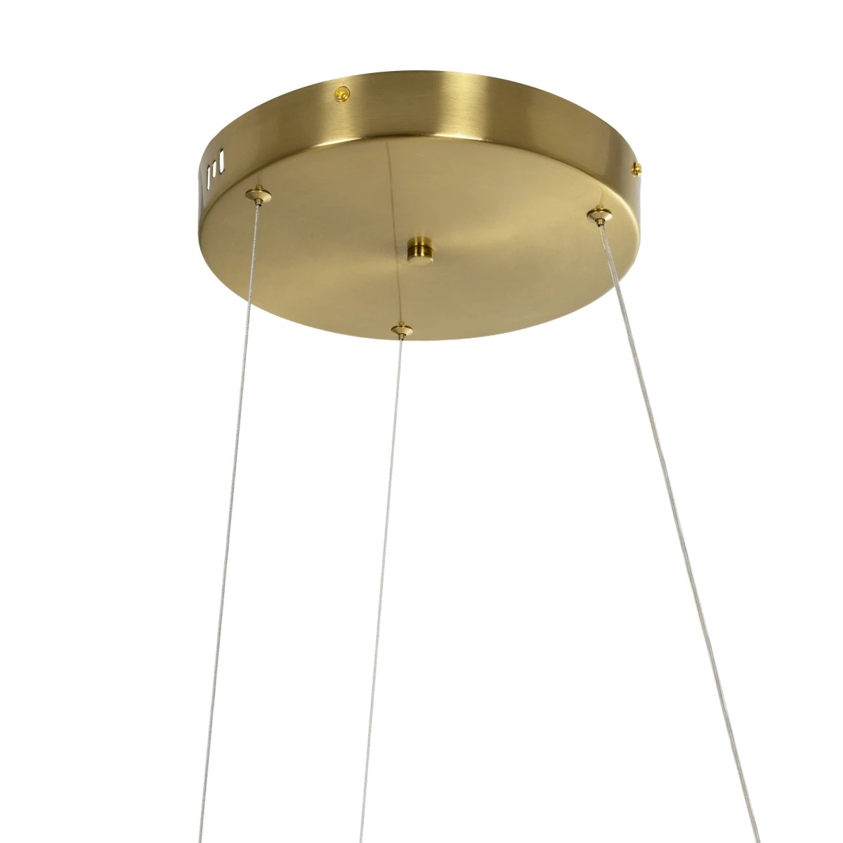 GLOBOSTAR® DEXTER 60920 Μοντέρνο Κρεμαστό Φωτιστικό Οροφής LED 120W 13440lm 300° AC 220-240V IP20 Ρυθμιζόμενο Λευκό CCT με Χειριστήριο από 2700K έως 6000K Dimmable - Lumileds SMD Chip - Χρυσό Βούρτσας - Μ103 x Π103 x Υ30cm - 3 Χρόνια Εγγύηση - Image 8