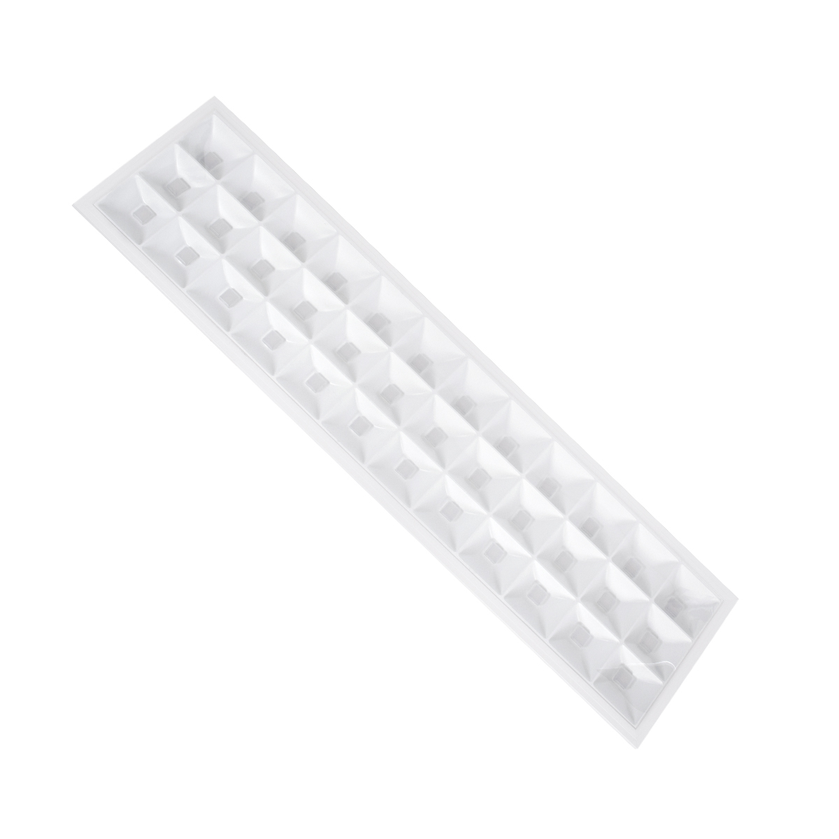 GLOBOSTAR® ZEUS 60971 Χωνευτό Panel Οροφής 120x30 με Anti Glare Reflector LED 48W 7440lm 120° CRI≥85Ra UGR<19 AC 220-240V IP20 Ψυχρό Λευκό 6000K - Lumileds SMD Chip & TÜV SÜD Driver - Λευκό Γαλακτερό - Μ120 x Π30 x Υ3.3cm / Q116 x 26cm - 5 Χρόνια Εγγύηση - Image 3