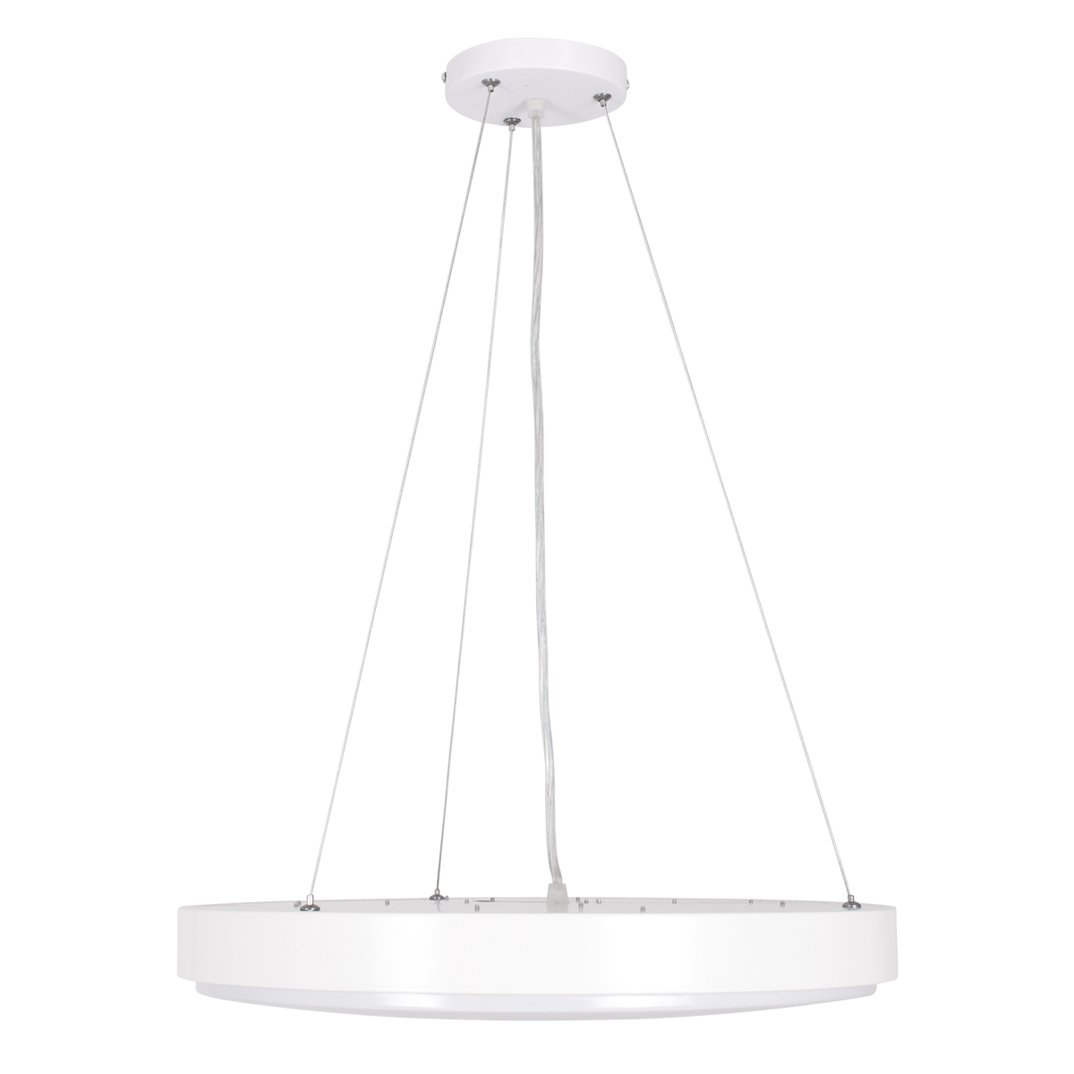 GLOBOSTAR® CASPER 61018 Μοντέρνο Κρεμαστό Φωτιστικό Οροφής LED 76W 8372lm 120° AC 220-240V IP20 Ρυθμιζόμενο Λευκό CCT με Χειριστήριο από 2700K έως 6000K Dimmable - Lumileds SMD Chip - Λευκό Ματ - Μ45 x Π45 x Υ5.5cm - 3 Χρόνια Εγγύηση - Image 5