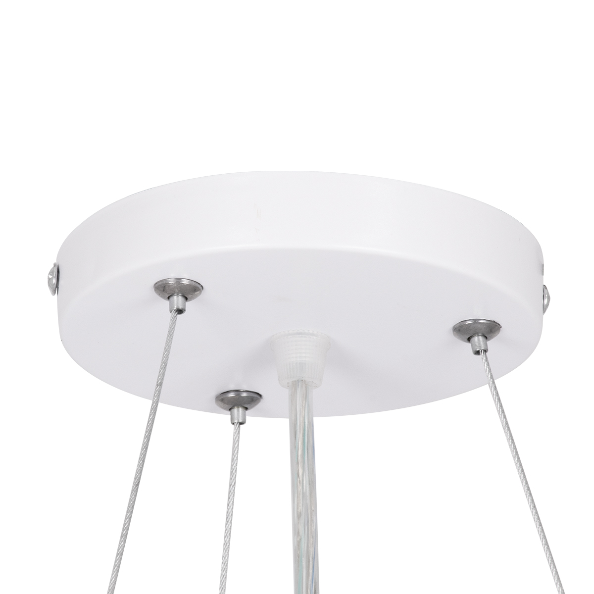 GLOBOSTAR® CASPER 61018 Μοντέρνο Κρεμαστό Φωτιστικό Οροφής LED 76W 8372lm 120° AC 220-240V IP20 Ρυθμιζόμενο Λευκό CCT με Χειριστήριο από 2700K έως 6000K Dimmable - Lumileds SMD Chip - Λευκό Ματ - Μ45 x Π45 x Υ5.5cm - 3 Χρόνια Εγγύηση - Image 8