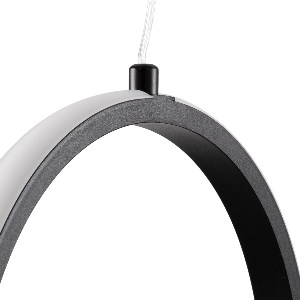 GLOBOSTAR® ALICE 61055 Μοντέρνο Κρεμαστό Φωτιστικό Οροφής LED 20W 2400lm 300° AC 220-240V IP20 Ρυθμιζόμενο Λευκό CCT με On/Off 2700K/4500K/6000K - Lumileds SMD Chip - Μαύρο Ματ - Μ25 x Π22 x Υ25cm - 3 Χρόνια Εγγύηση - Image 8