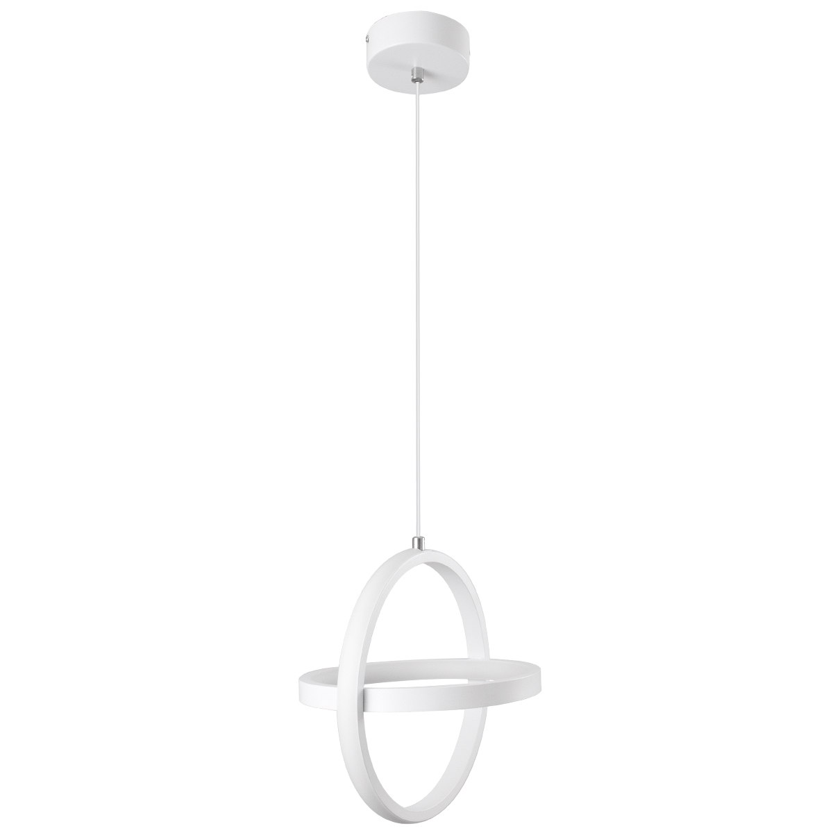 GLOBOSTAR® ALICE 61056 Μοντέρνο Κρεμαστό Φωτιστικό Οροφής LED 20W 2400lm 300° AC 220-240V IP20 Ρυθμιζόμενο Λευκό CCT με On/Off 2700K/4500K/6000K - Lumileds SMD Chip - Λευκό Ματ - Μ25 x Π22 x Υ25cm - 3 Χρόνια Εγγύηση - Image 6